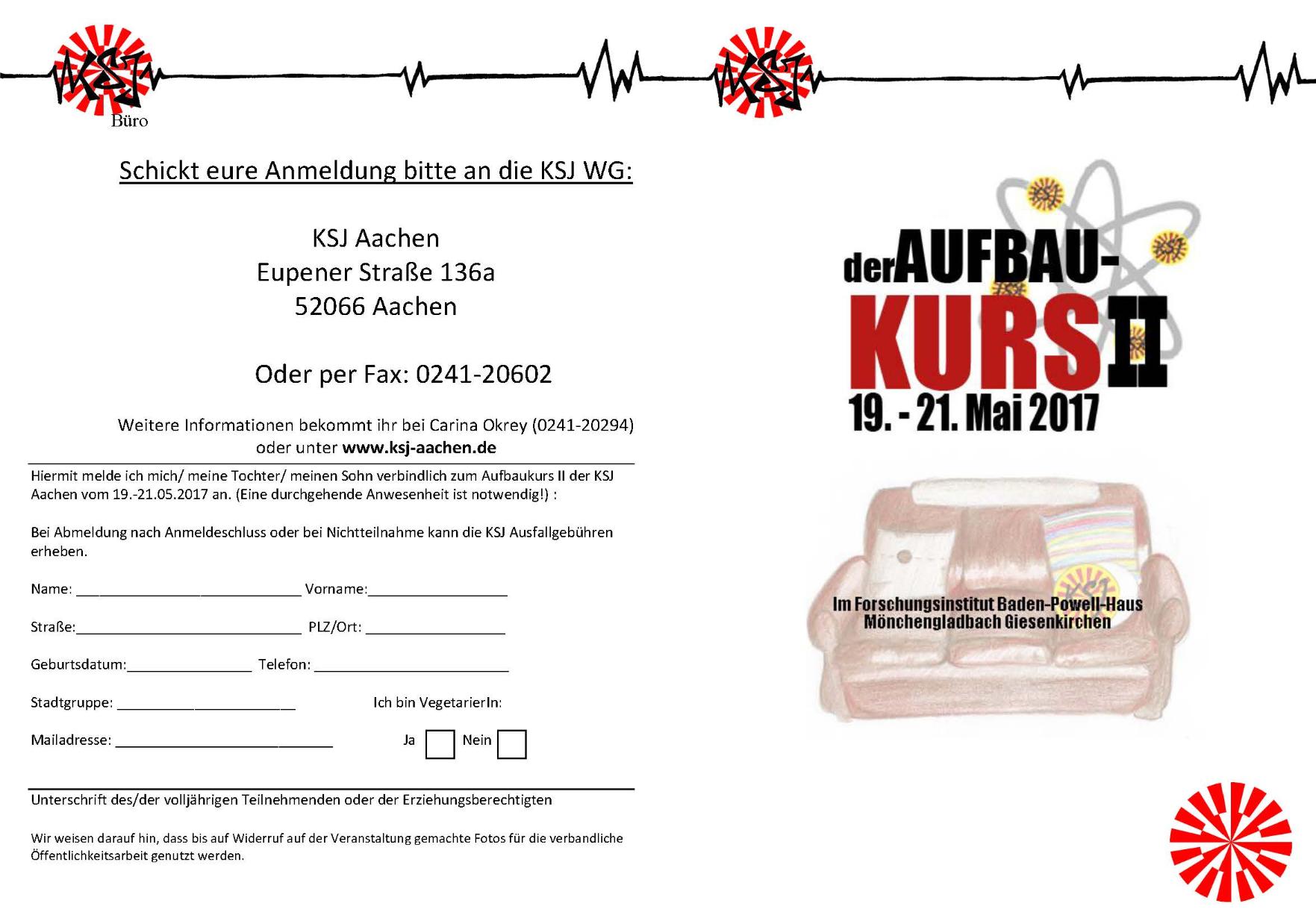 AKU2 Flyer (c) KSJ Aachen