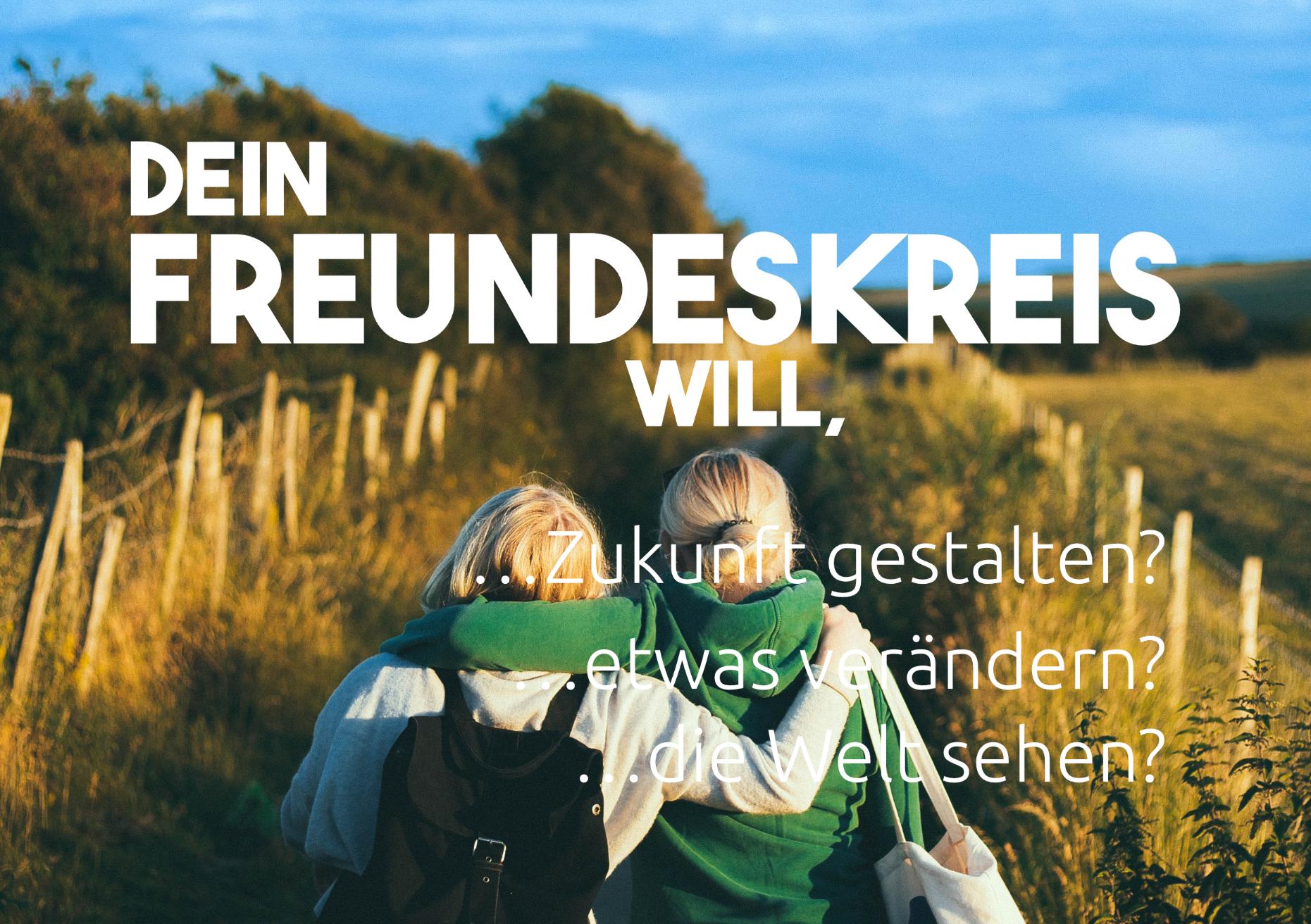 Dein Freundeskreis will Banner Homepage (c) Christian van't Hoen