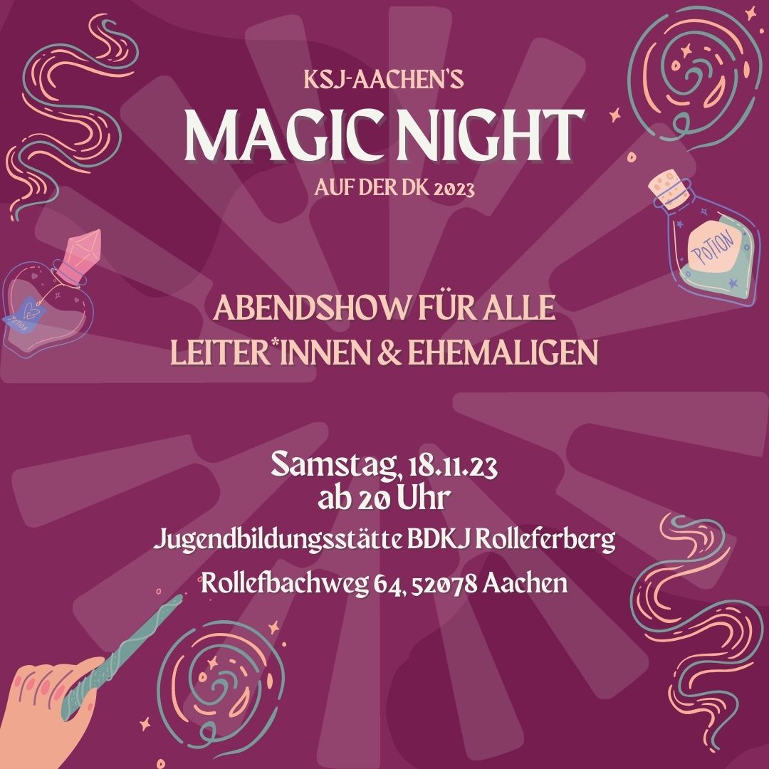 Einladung Abendshow DK2023 (c) KSJ-Aachen