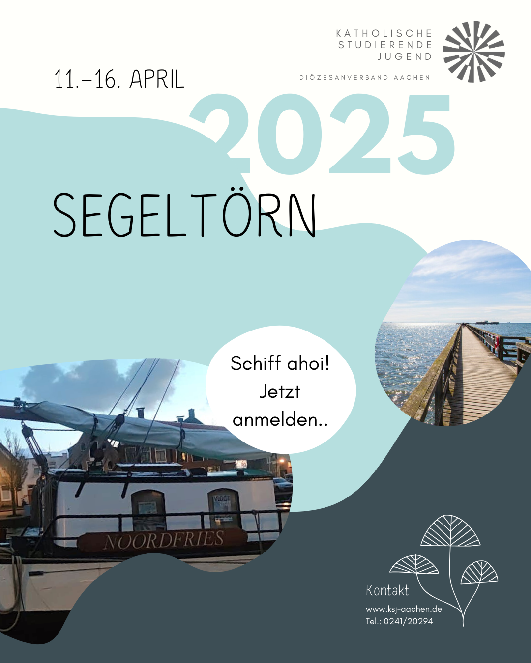 Segeltörn 2025 für HP (c) E. M. S. KSJ AAchen